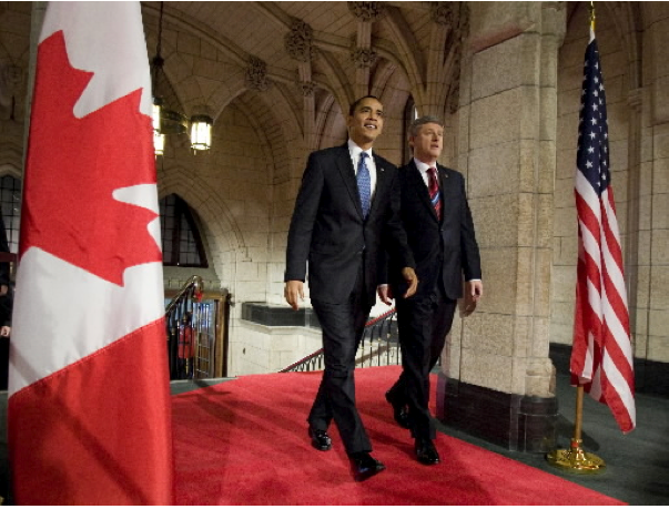<i> rencontre avec Mr. Harper le 19 fevrier 2009  source www.cyberpress.ca </i>