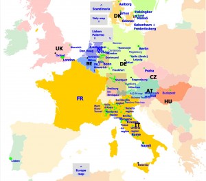 Les ZAPA en Europe. Source : http://www.lowemissionzones.eu/